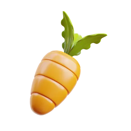 Carottes  3D Icon