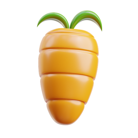 Carottes  3D Icon