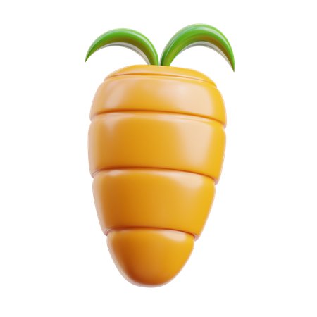 Carottes  3D Icon