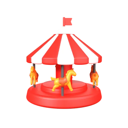 Carousel  3D Icon