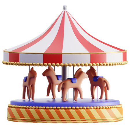 Carousel  3D Icon