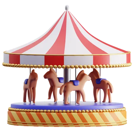 Carousel  3D Icon