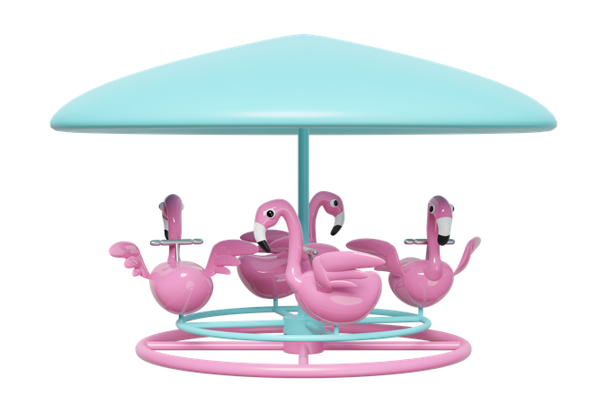 Carousel  3D Illustration