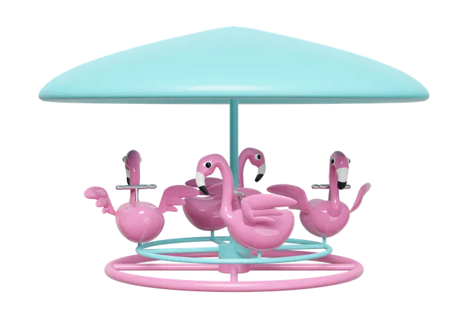 Carousel  3D Illustration