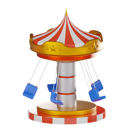 Carousel Chair  3D Icon