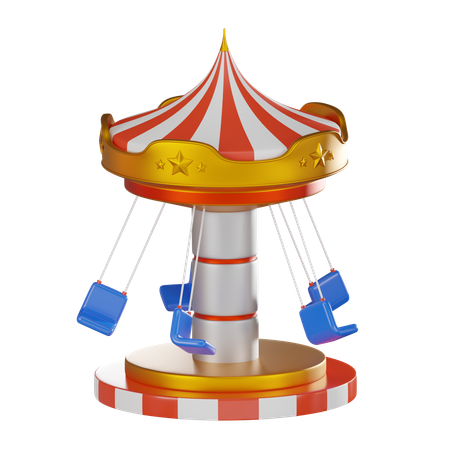 Carousel Chair  3D Icon