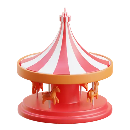 Carousel Ride  3D Icon