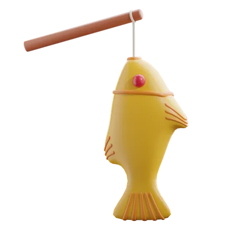 Carp Lantern  3D Icon