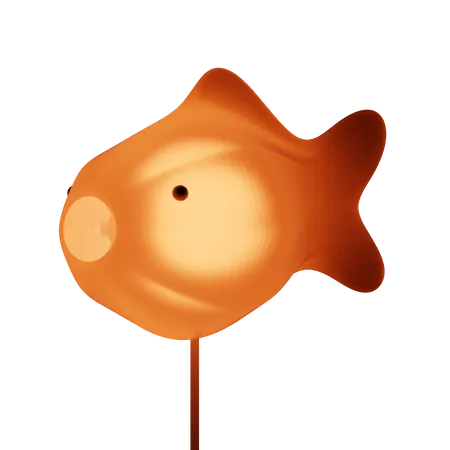 Carp Lantern  3D Illustration