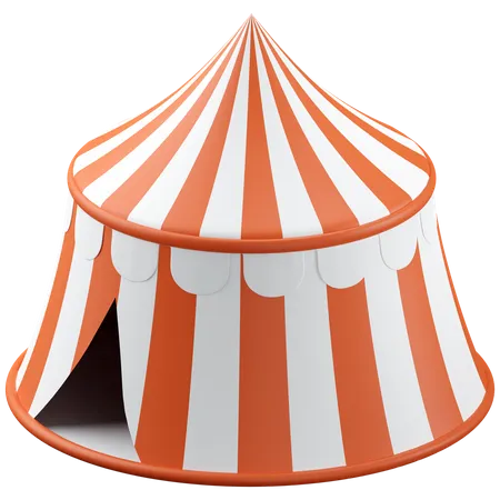 Tienda de circo  3D Icon