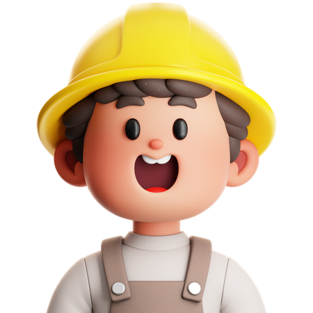大工  3D Icon