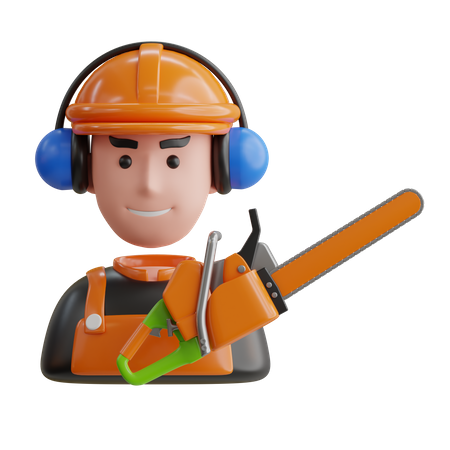 Carpenter  3D Icon