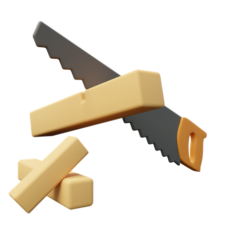 Carpentry Work  3D Icon