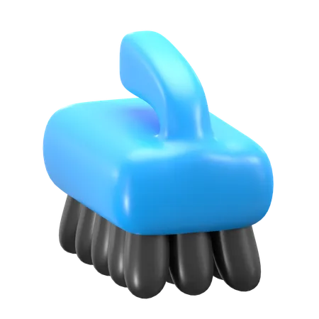 Carpet Brush 3 D Cleaning Service Icon 3D Icon
