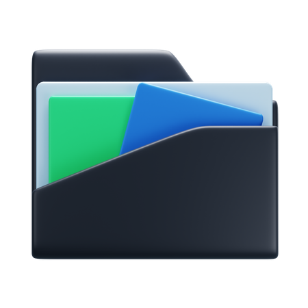 Carpeta  3D Icon