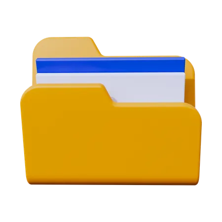 Carpeta  3D Icon