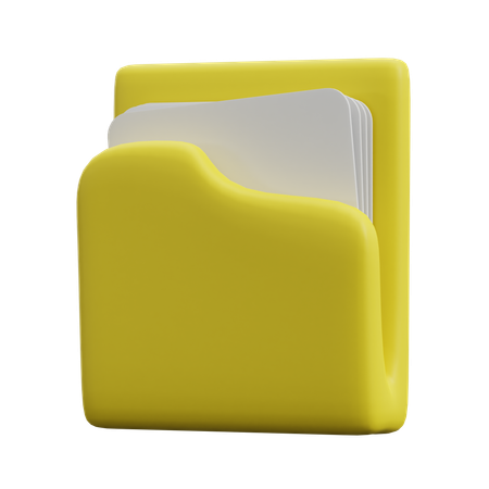 Carpeta  3D Icon