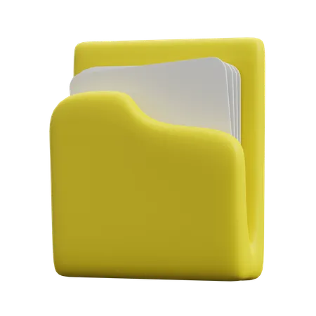 Carpeta  3D Icon