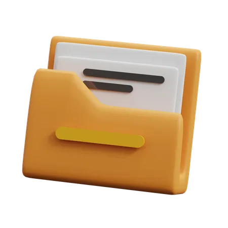 Carpeta  3D Icon