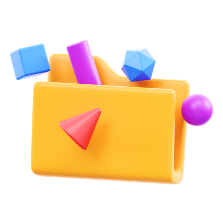 Carpeta  3D Icon