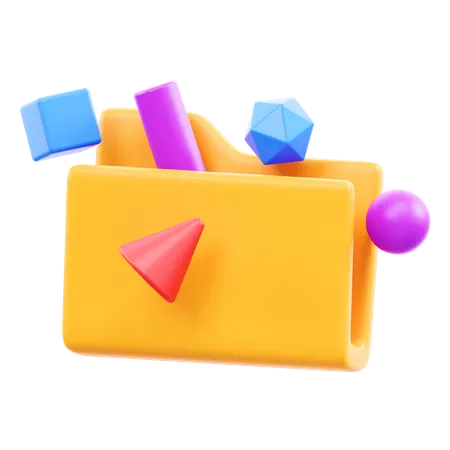 Carpeta  3D Icon