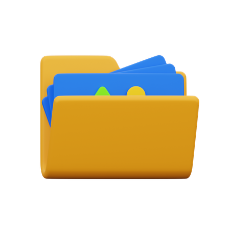 Carpeta  3D Icon