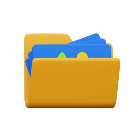 Carpeta  3D Icon