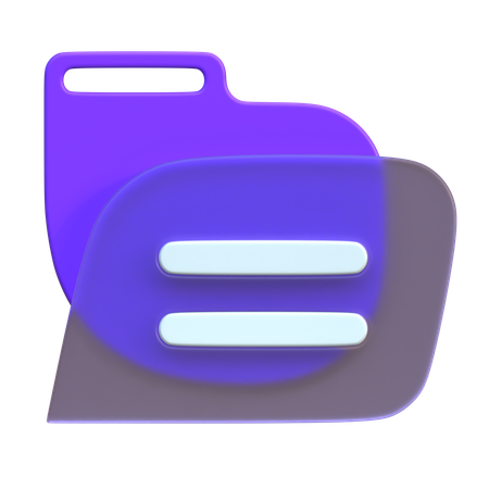 Carpeta  3D Icon