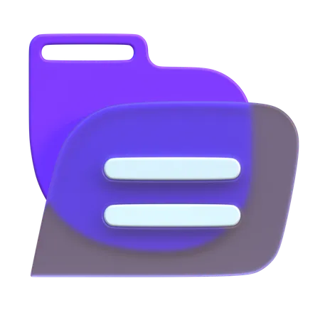 Carpeta  3D Icon