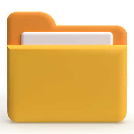 Carpeta  3D Icon