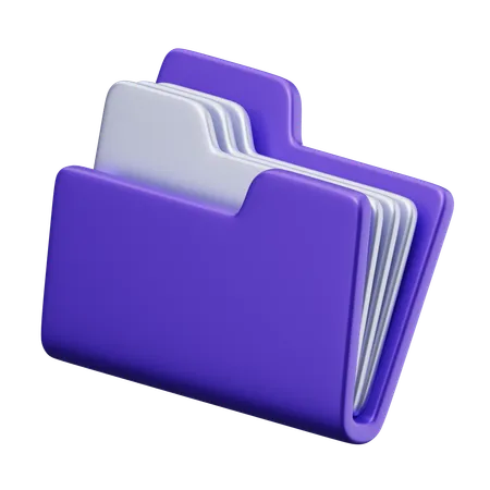 Carpeta  3D Icon