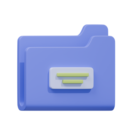 Carpeta  3D Icon