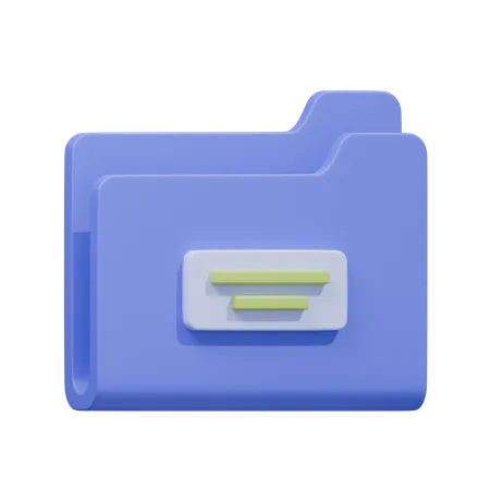 Carpeta  3D Icon