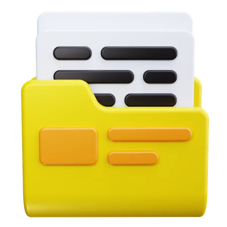 Carpeta  3D Icon