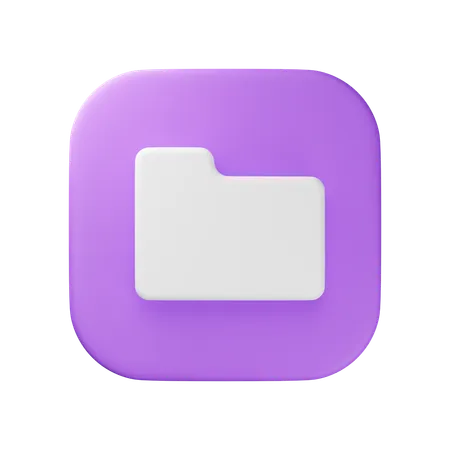 Carpeta  3D Icon