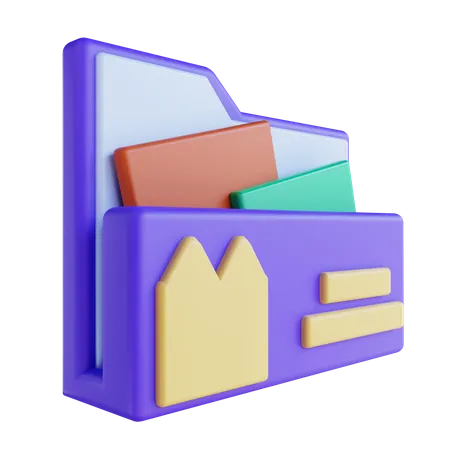 Carpeta  3D Icon