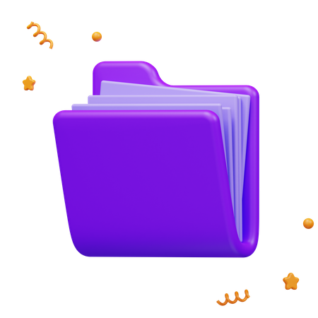 Carpeta  3D Icon