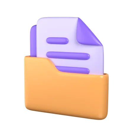 Carpeta  3D Icon