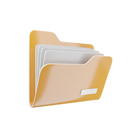 Carpeta  3D Icon