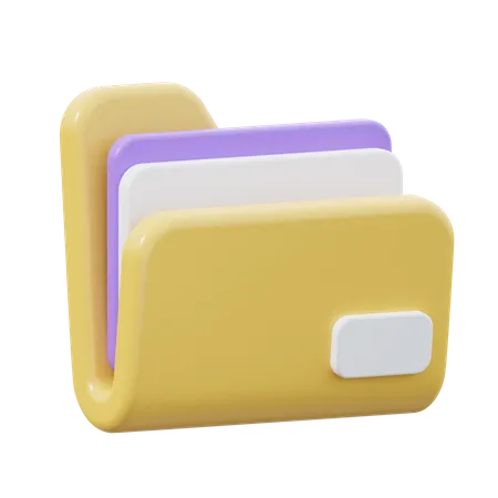 Carpeta  3D Icon