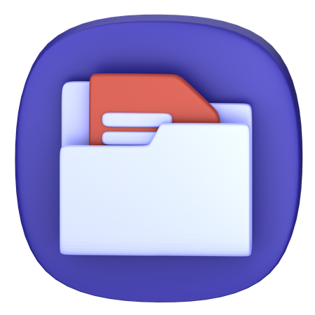 Carpeta  3D Icon