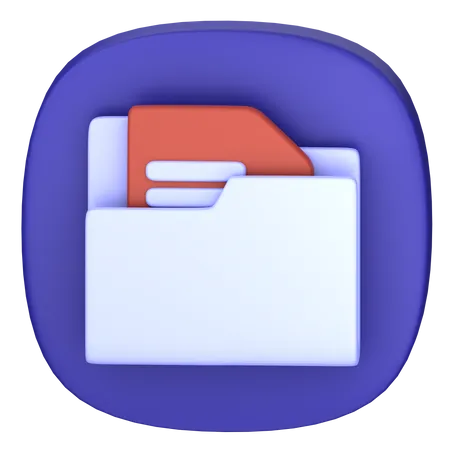 Carpeta  3D Icon