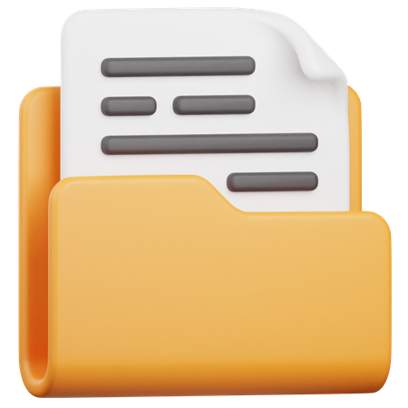 Carpeta  3D Icon