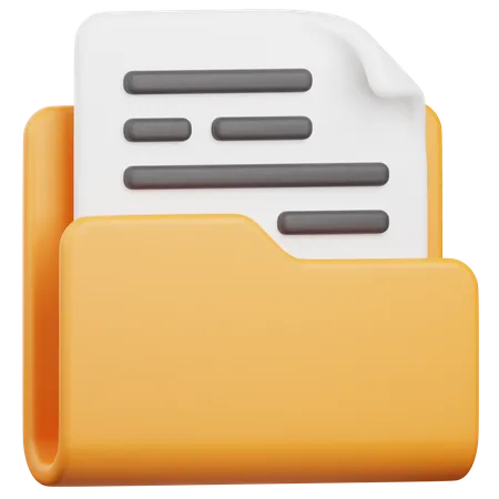 Carpeta  3D Icon