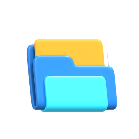 Carpeta de archivos  3D Icon