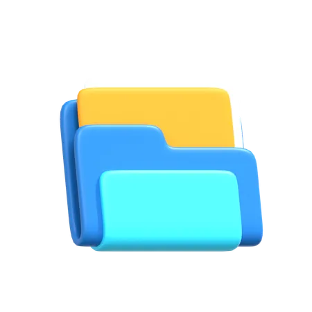 Carpeta de archivos  3D Icon