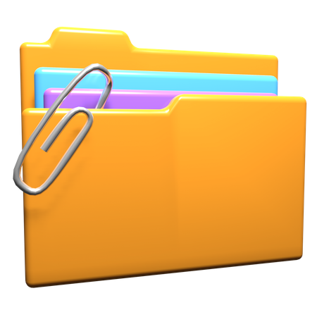 Carpeta de archivos  3D Icon