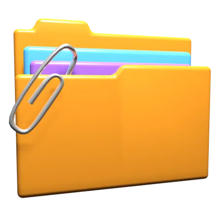 Carpeta de archivos  3D Icon