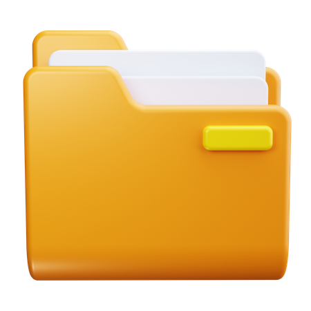 Carpeta de archivos  3D Icon