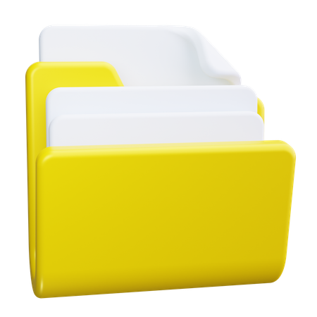 Carpeta de archivos  3D Icon